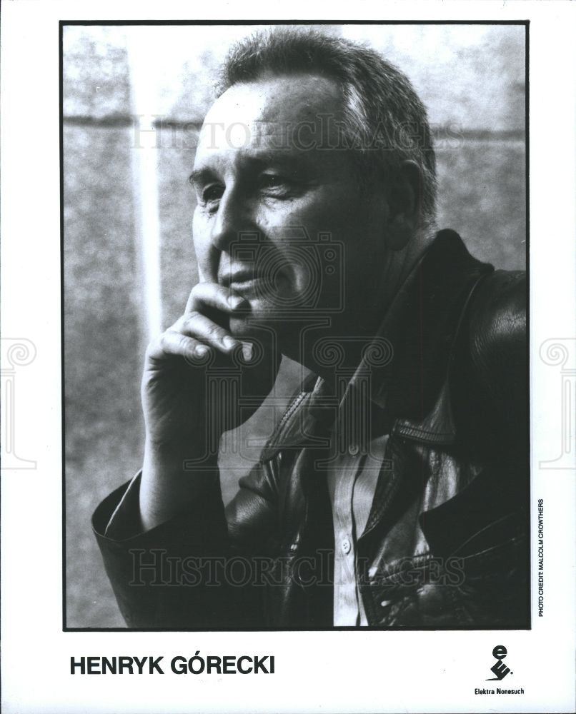 1995 Press Photo Henryk GÃƒÆ’Ã†â€™Ãƒâ€šÃ‚Â³recki composer classical - Historic Images