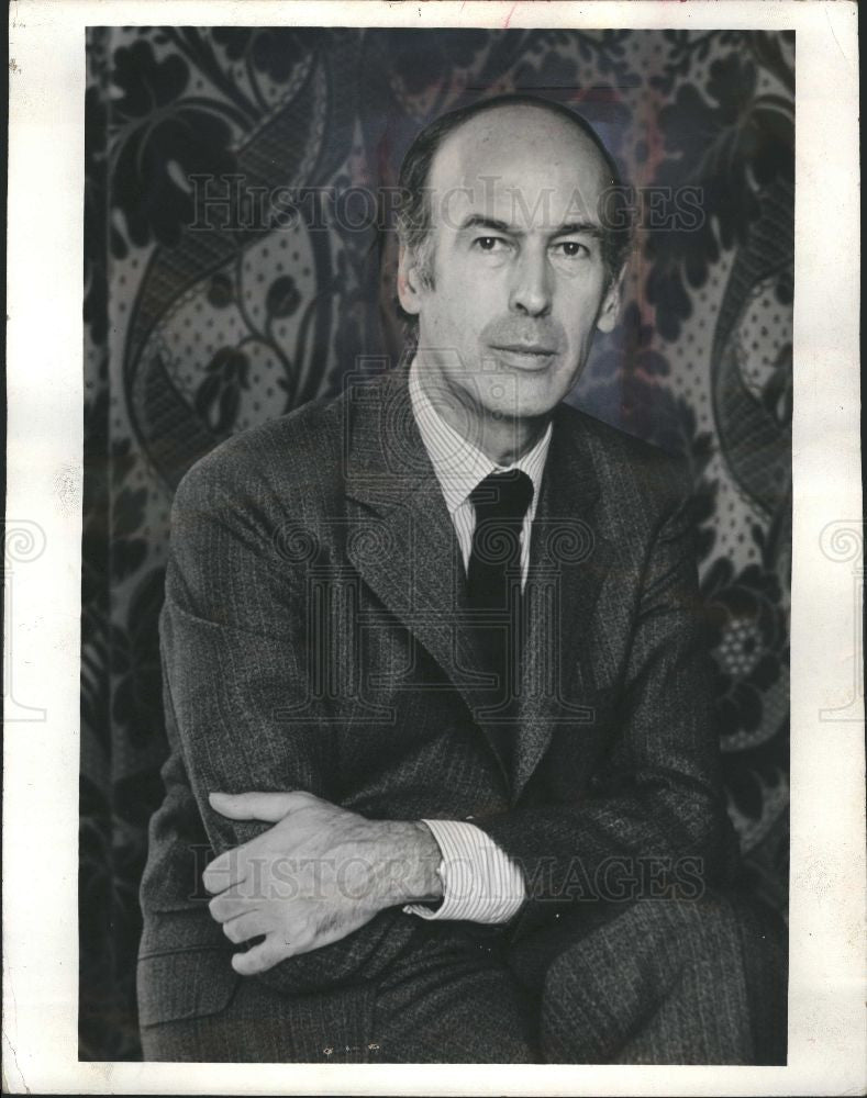 1980 Press Photo Valery Giscard d&#39;Estaing President - Historic Images