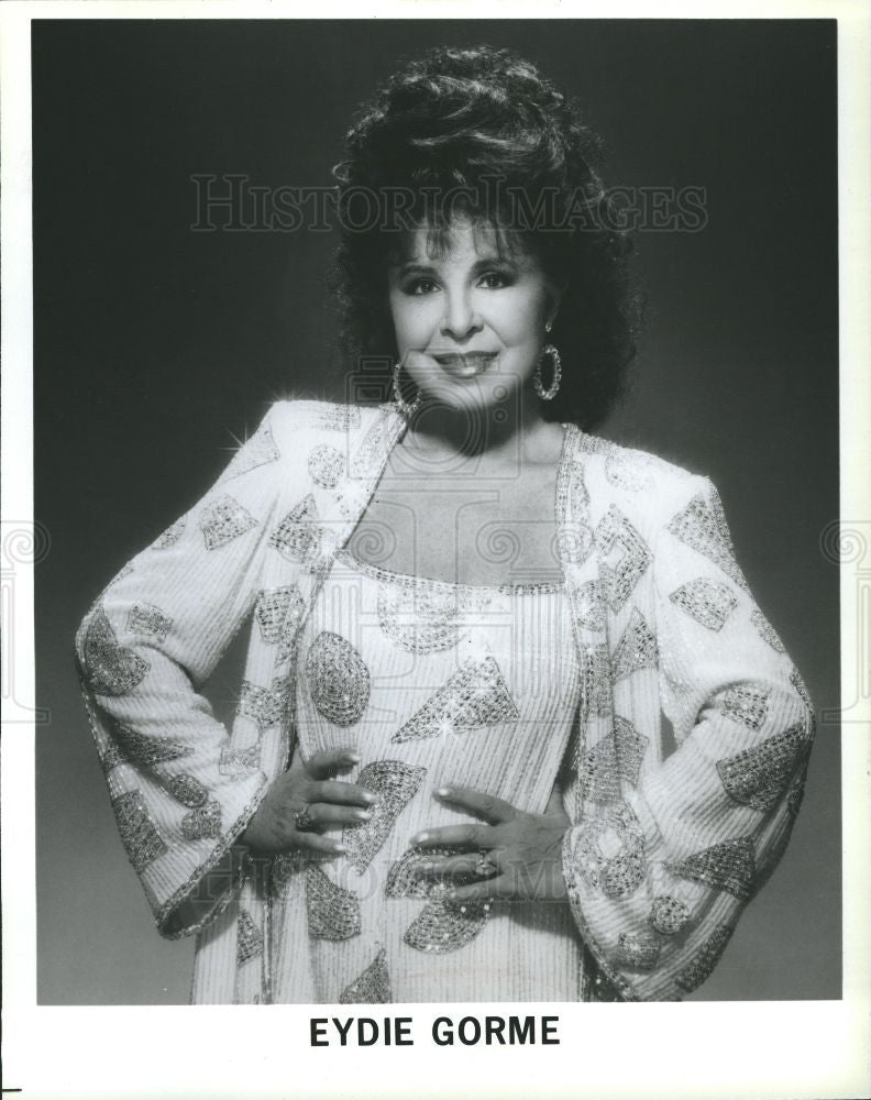 1989 Press Photo Eydie Gorme singer vocalist - Historic Images