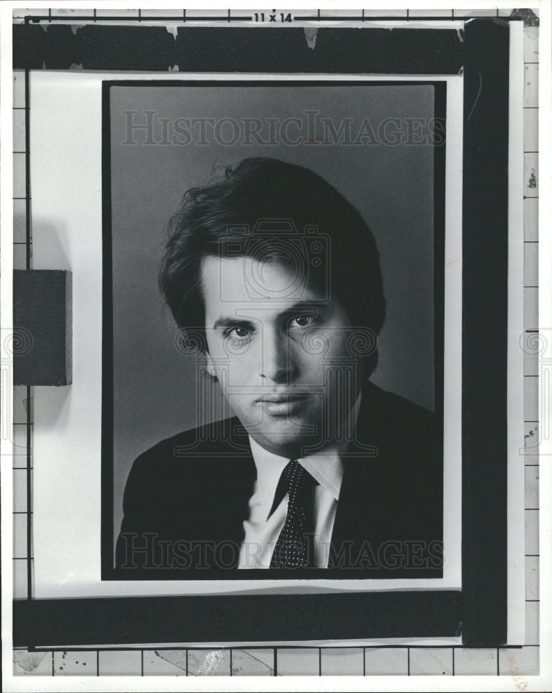 1981 Press Photo Eric Goldman, Erie Golden Blades - Historic Images