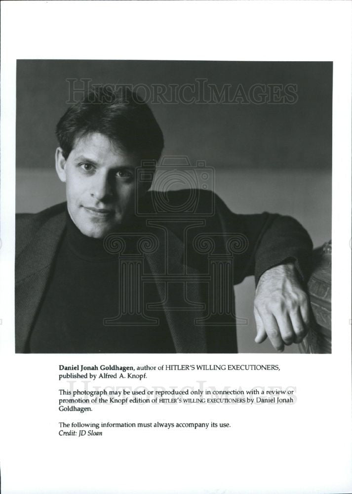 1996 Press Photo Daniel Jonah Goldhangen author - Historic Images