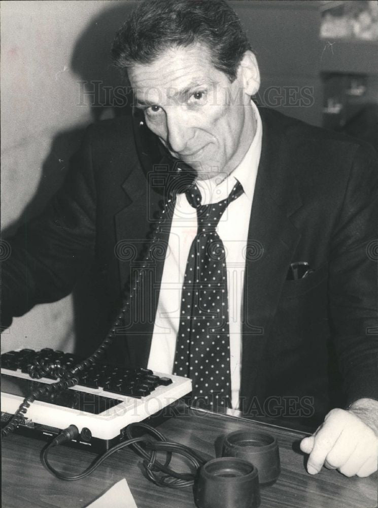 Press Photo Harry Golden Jr. Journalist Chicago - Historic Images