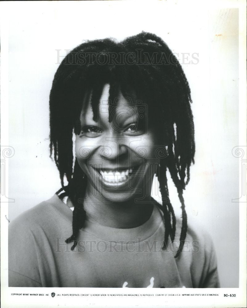 1989 Press Photo Whoopi Goldberg actoress - Historic Images