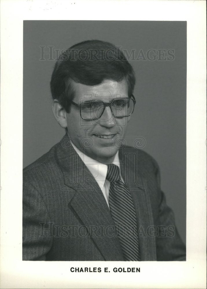 1992 Press Photo Charles E. Golden Vice President - Historic Images