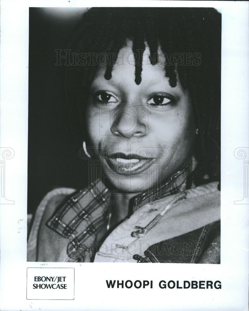 1985 Press Photo Whoopi Goldberg Oscar Award actress - Historic Images