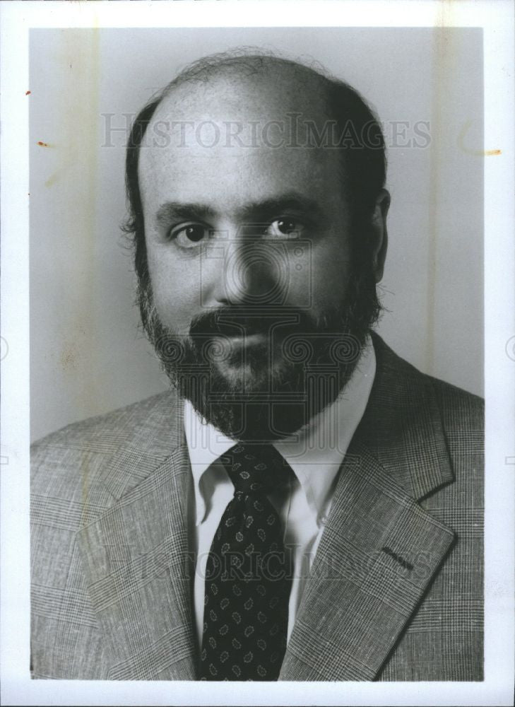 1990 Press Photo Fred Goldberg Jr Economic Club Detroit - Historic Images