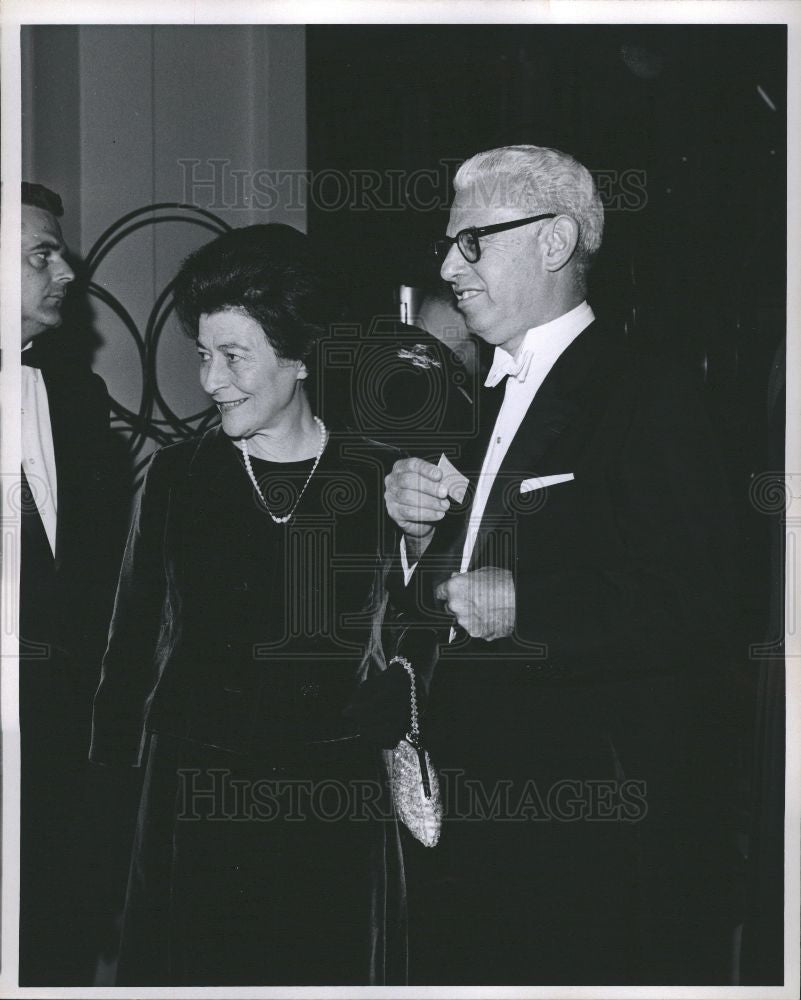 1966 Press Photo Arthur Goldberg American statesman - Historic Images