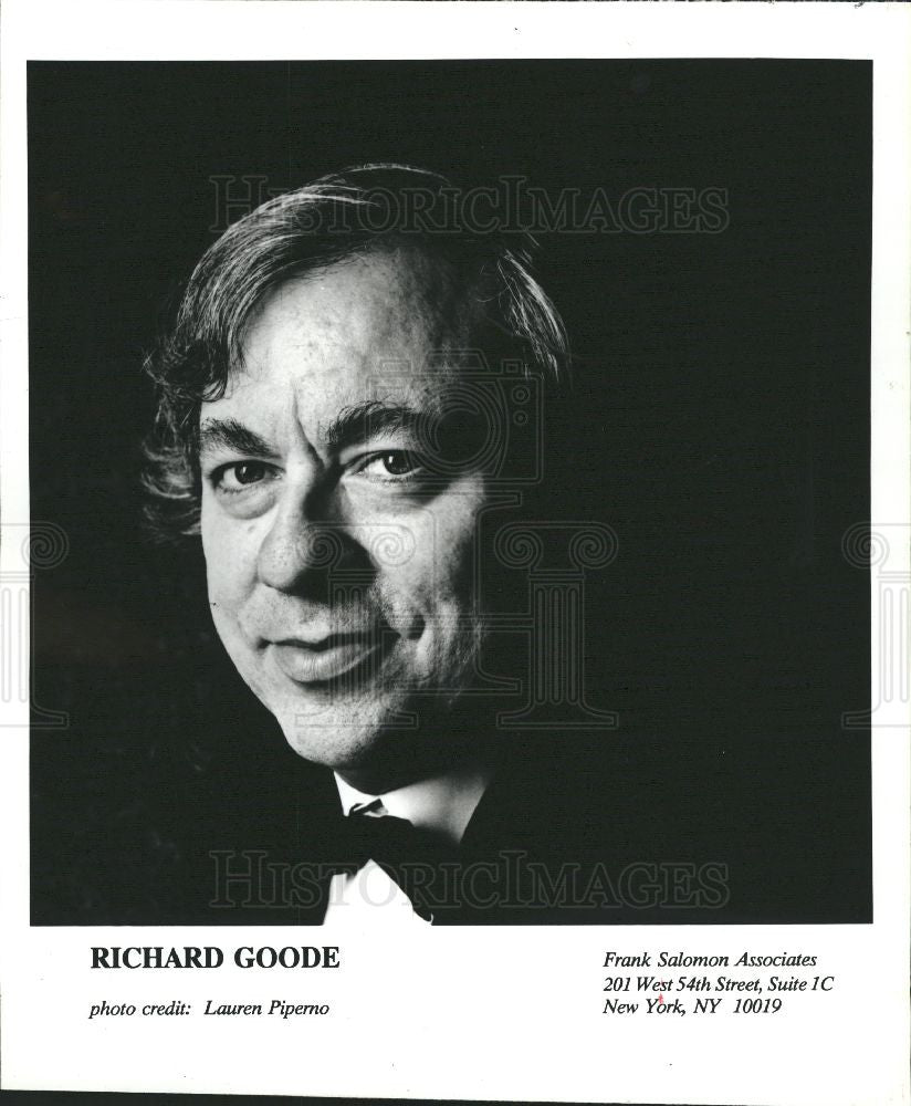1992 Press Photo Richard Goode classical pianist - Historic Images
