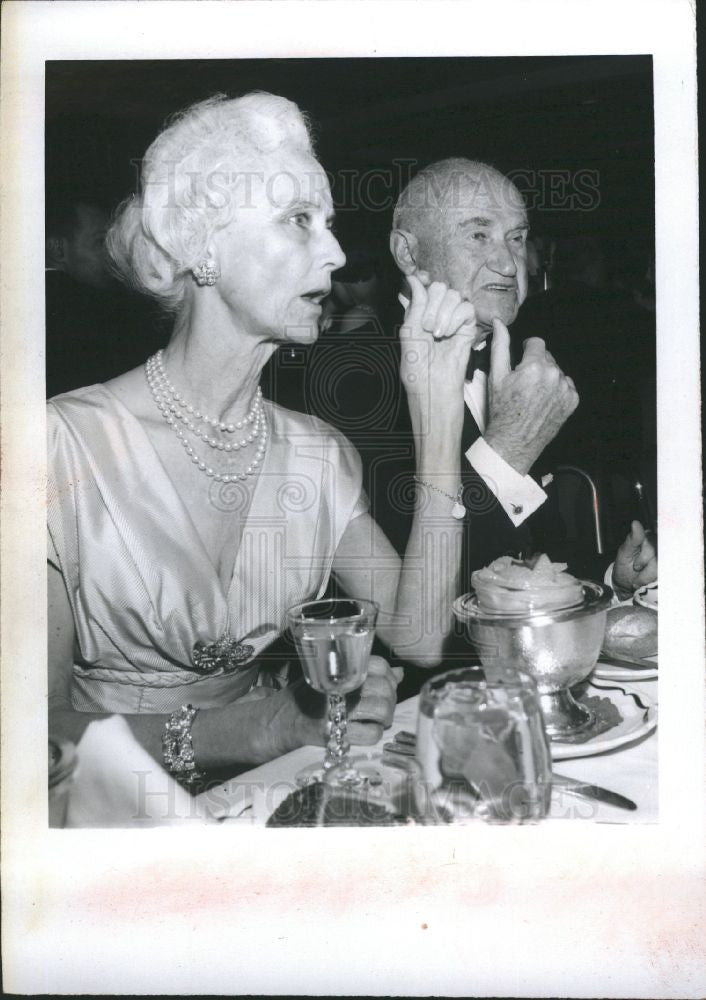 1964 Press Photo Samuel Goldwyn 2nd wife Frances Howard - Historic Images