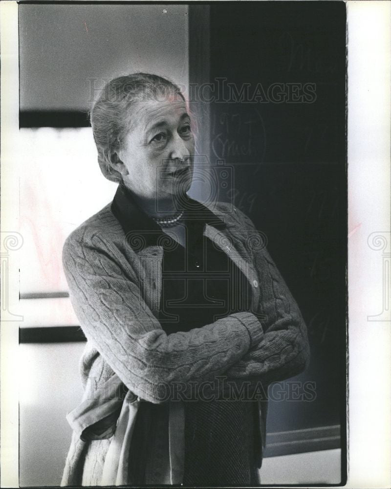 1979 Press Photo Dr. Edith Gomber Women Alcohol Abuse - Historic Images