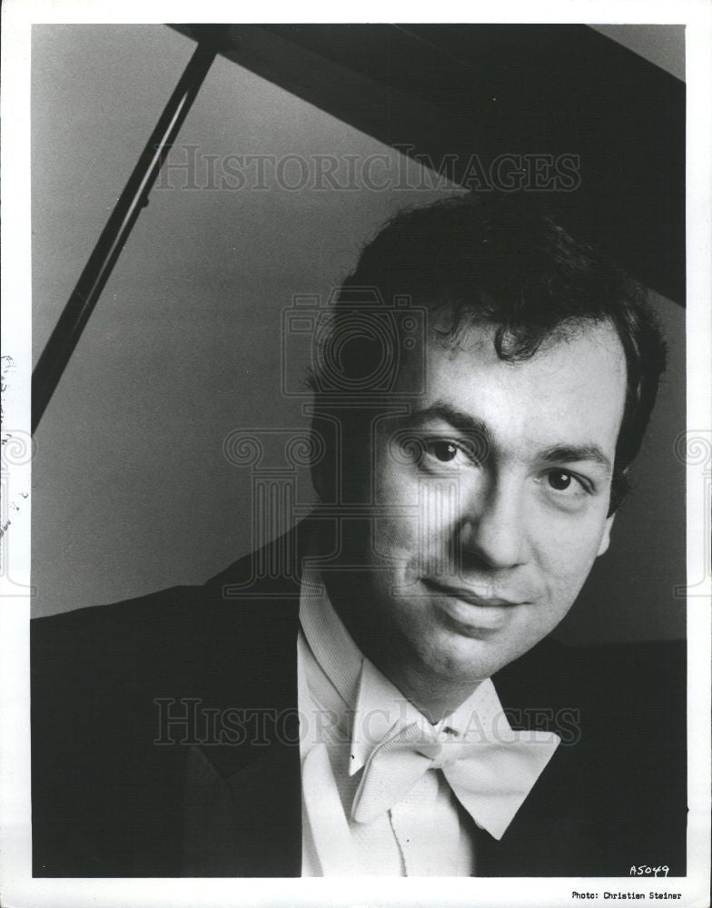 1986 Press Photo David Golub, pianist - Historic Images