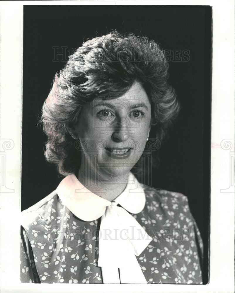 1983 Press Photo Nancy Golonka insurance advice - Historic Images