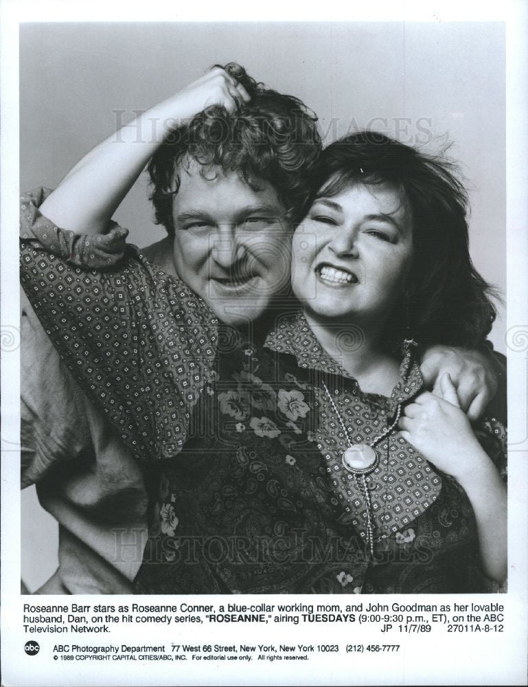 1992 Press Photo Roseanne Cherie Barr - Historic Images