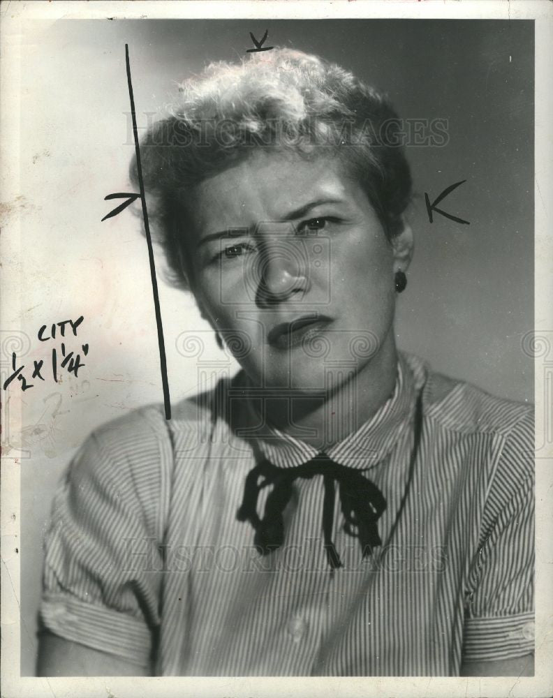 1957 Press Photo Dody Goodman - Historic Images