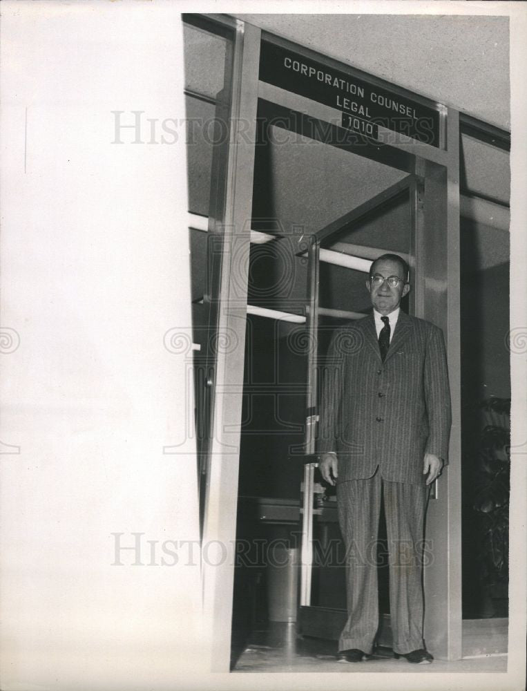 1967 Press Photo Detroit Legal Council @ Office - Historic Images