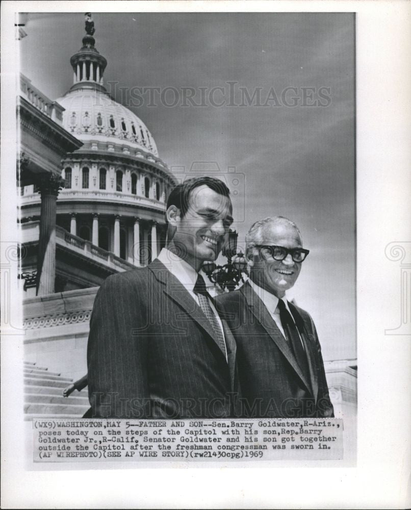 1969 Press Photo Barry Goldwater United States Senator - Historic Images