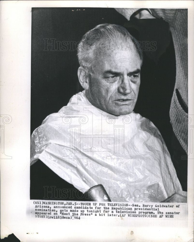1964 Press Photo Barry Goldwater Senator Republican U.S - Historic Images
