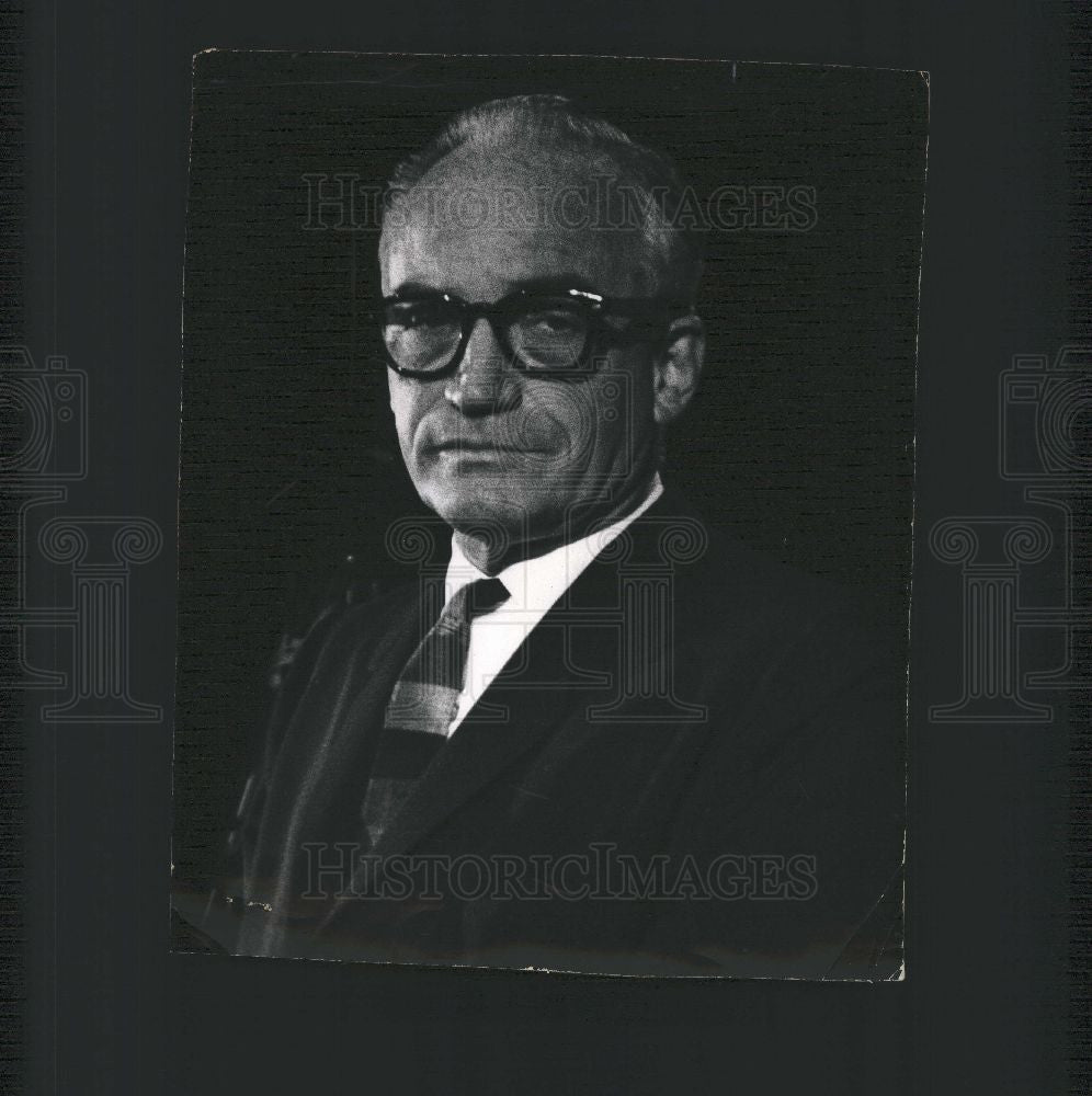 1973 Press Photo Barry Goldwater President Nixon - Historic Images