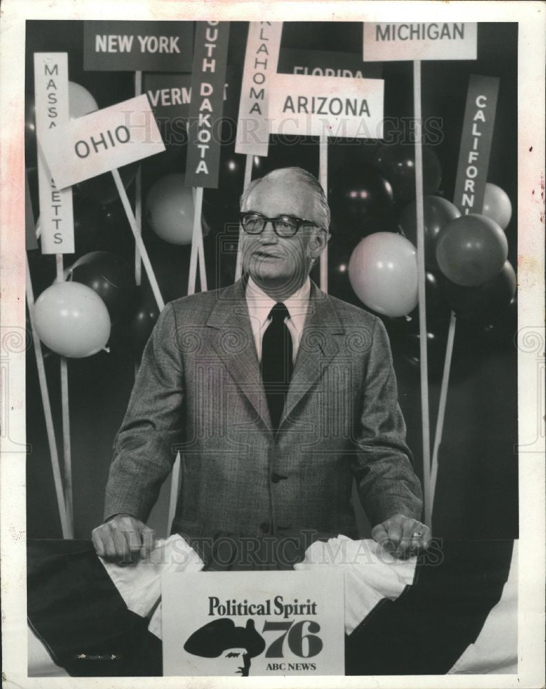 1976 Press Photo Barry Goldwater Convention 1976 - Historic Images