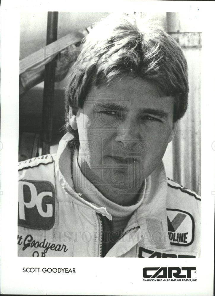 1993 Press Photo Scott Goodyear auto racing - Historic Images