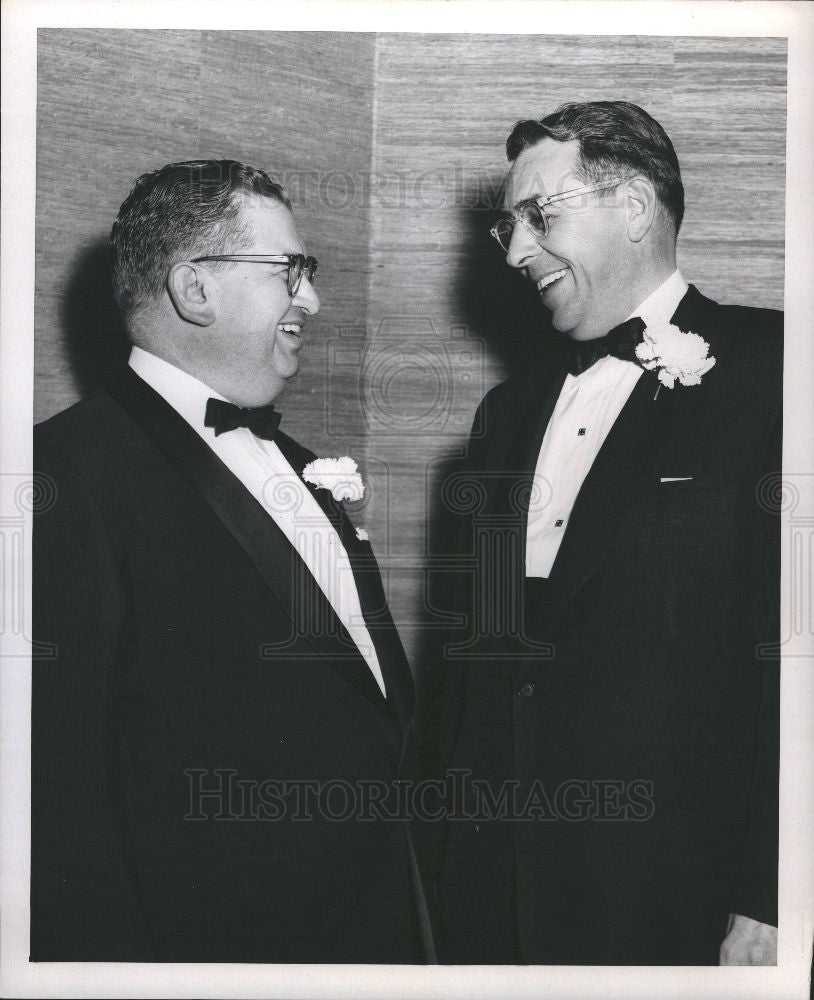 1957 Press Photo George S. Goodyear Samuel Hechtman - Historic Images