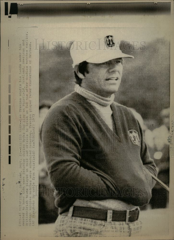 1973 Press Photo Lee Buck Trevino  Supermex Golfer - Historic Images