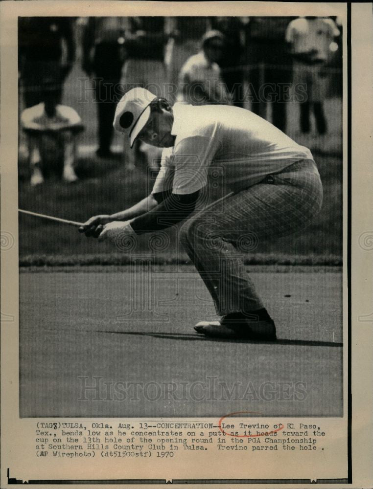 1970 Press Photo Lee Buck Trevino golfer - Historic Images