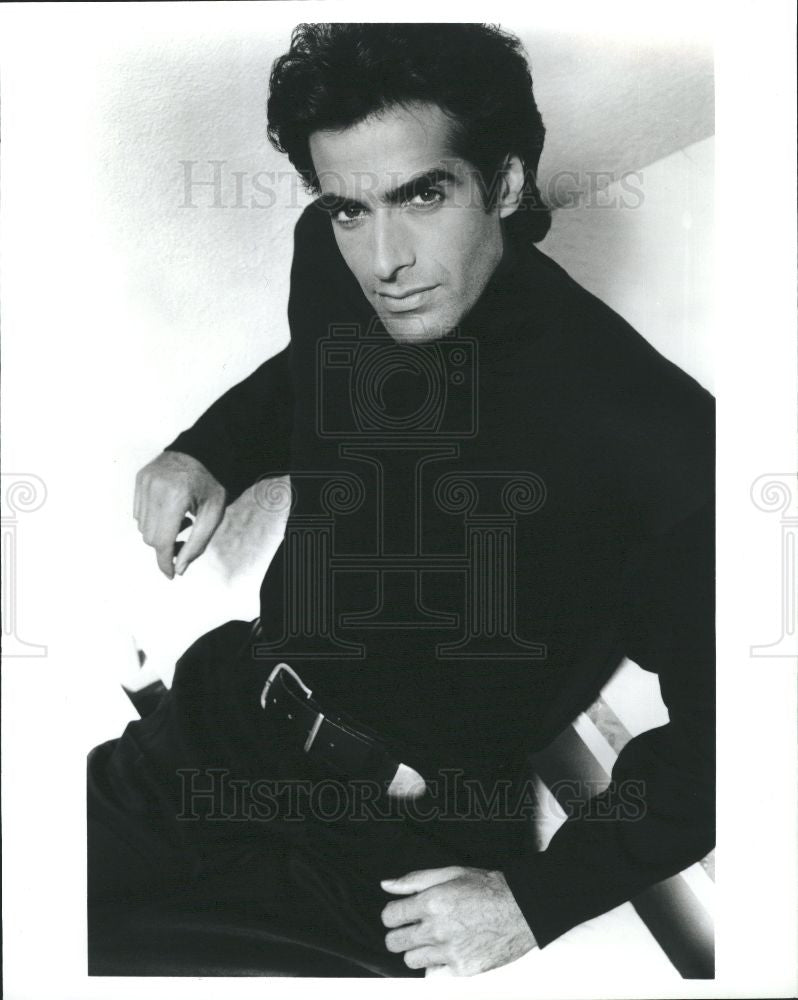 Press Photo David Copperfield illusionist magician - Historic Images