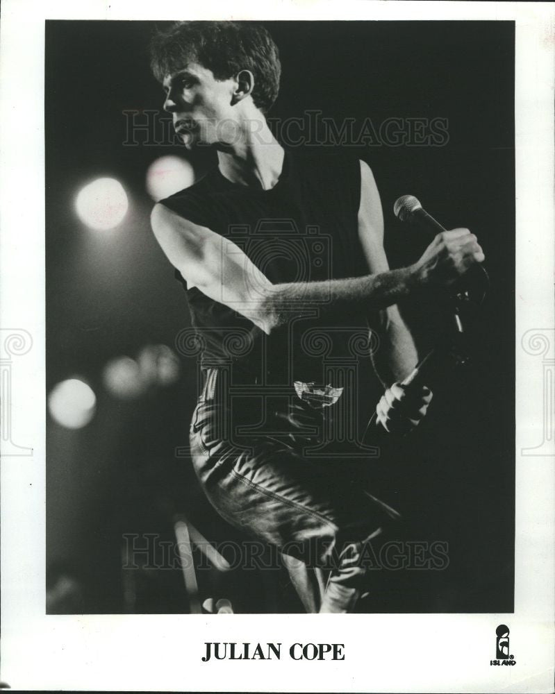 1987 Press Photo Julian Cope British Rock Musician - Historic Images