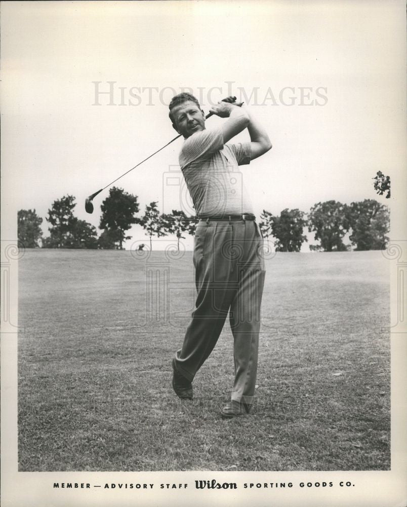 1956 Press Photo Pete Cooper American golfer PGA - Historic Images
