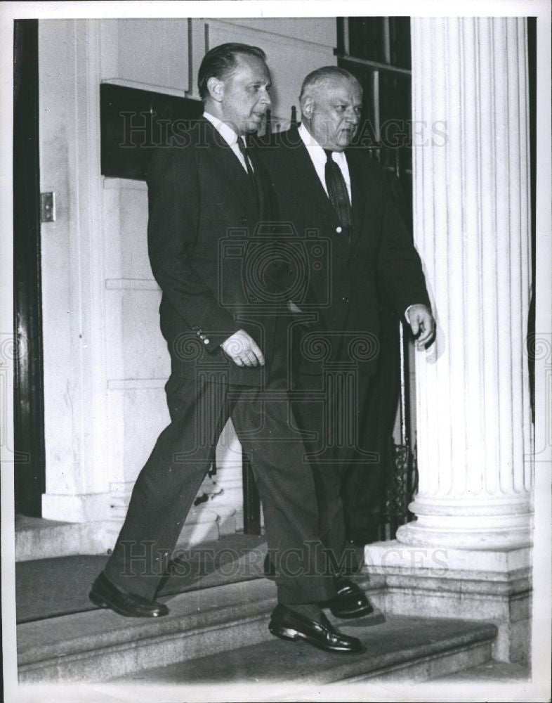 1960 Press Photo Dag Hammarskjold UN Secretary General - Historic Images