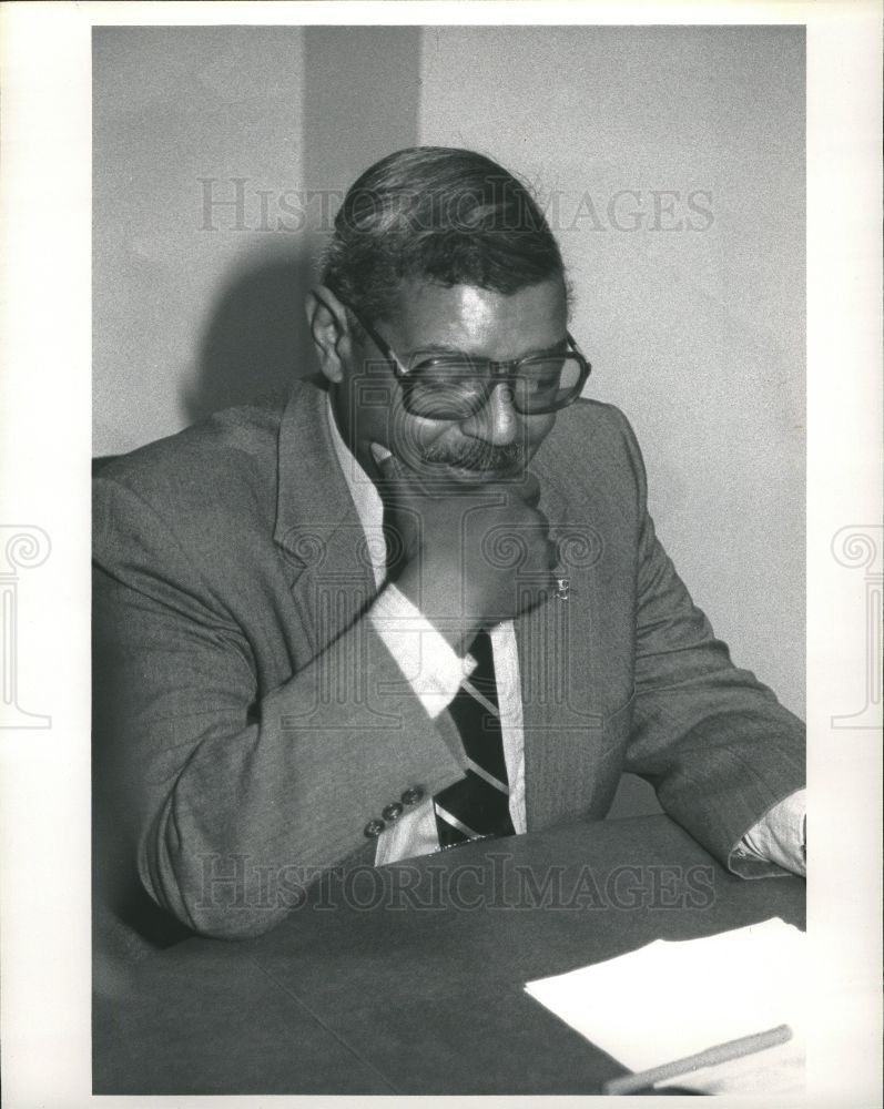 1990 Press Photo Rafael Cortada is new WCCC president - Historic Images
