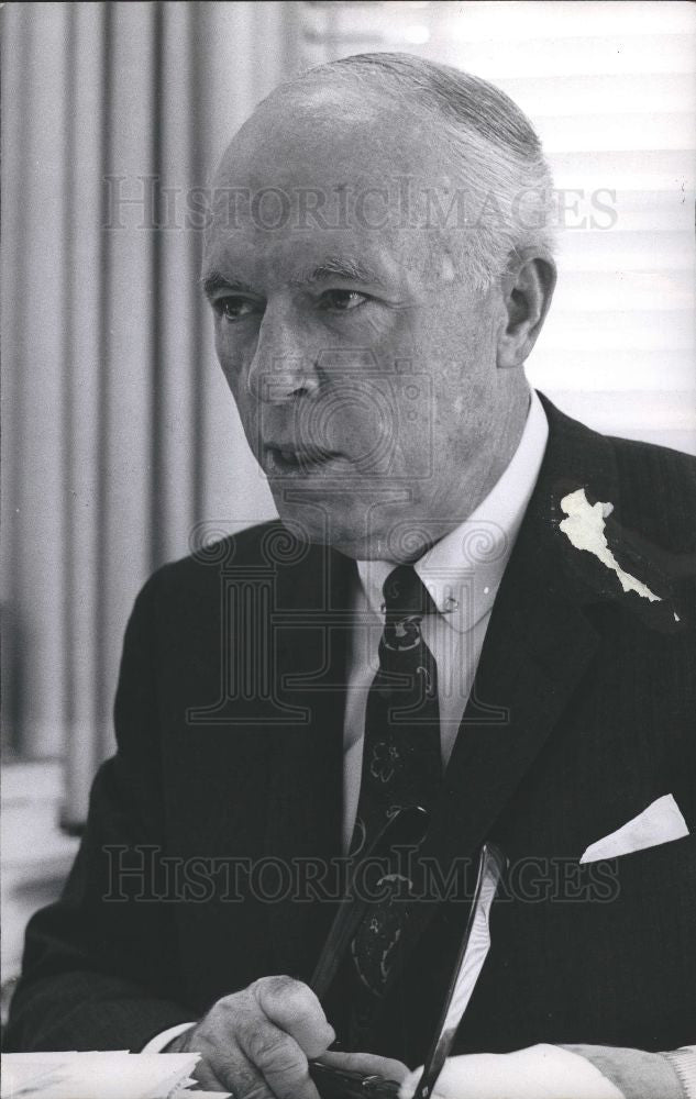 1968 Press Photo William T. Gossett, lawyer , Ford - Historic Images
