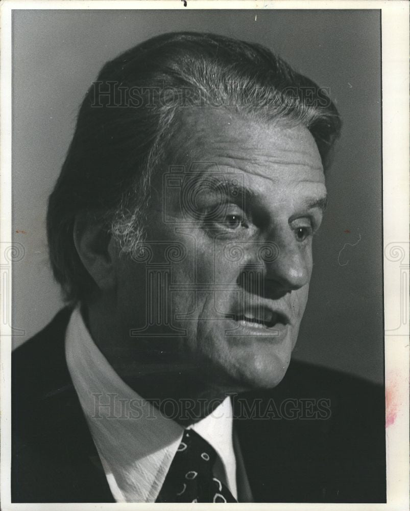 1976 Press Photo billy graham,politics,supreme court - Historic Images