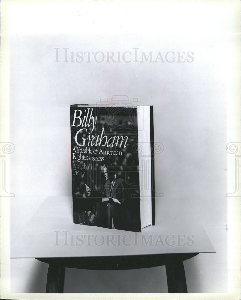 1979 Press Photo Billy Graham Marshall Frady Parable - Historic Images