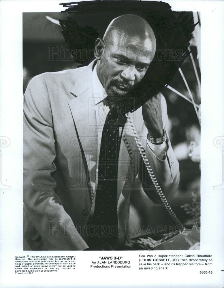 Press Photo Louis Gossett American Actor - Historic Images