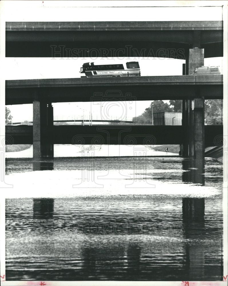 1981 Press Photo Flood Michigan 1981 - Historic Images