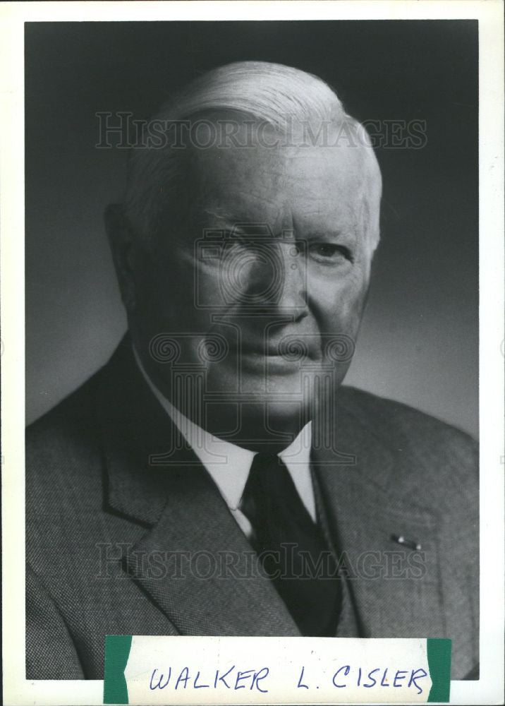 1991 Press Photo Walker L. Cisler enginee Nuclear - Historic Images