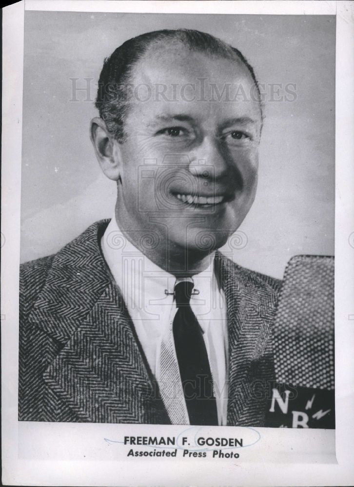 1951 Press Photo Freeman Fisher Gosden American radio - Historic Images