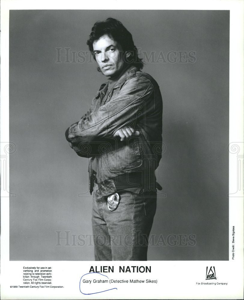 1989 Press Photo Alien Nation FOX TV Gary Graham - Historic Images