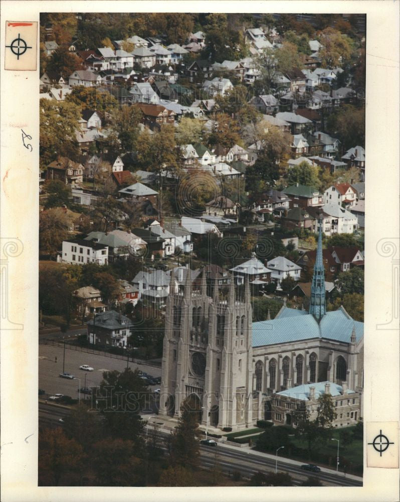 1991 Press Photo Blessed Sacrament Cathedral Detroit - Historic Images