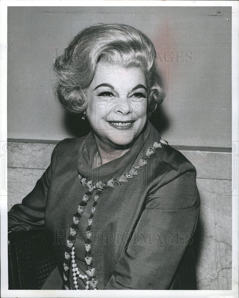 1966 Press Photo Virginia Graham , TV host - Historic Images
