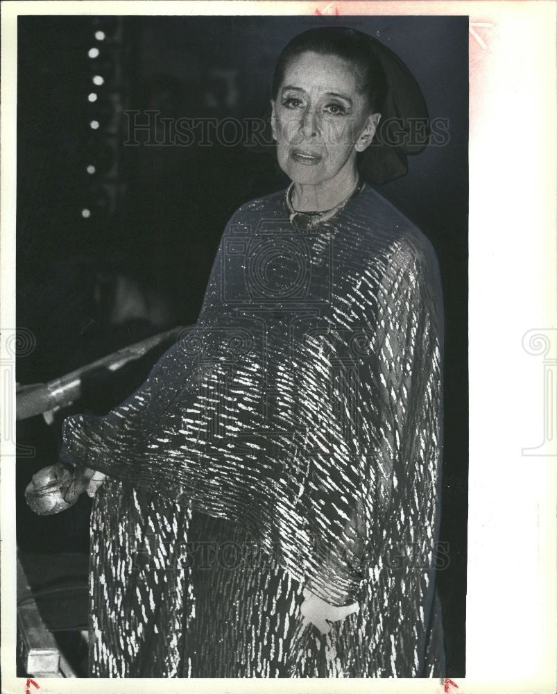 1978 Press Photo Martha Graham, dancer - Historic Images