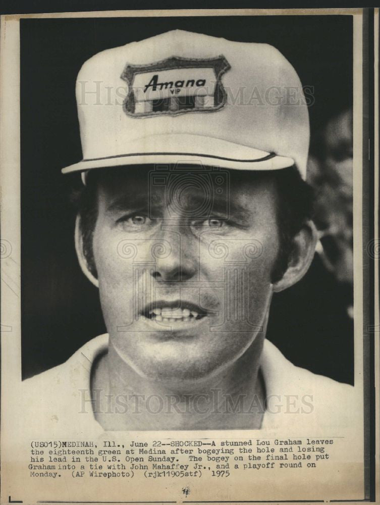 1975 Press Photo Lou Graham, Golf - Historic Images