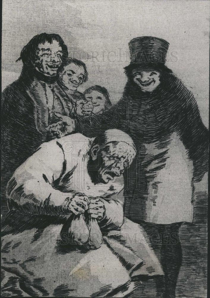 1938 Press Photo Francisco Goya , Por que Esconderlos - Historic Images
