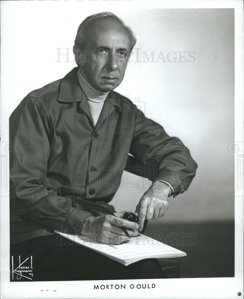 1971 Press Photo Morton Gould - Historic Images