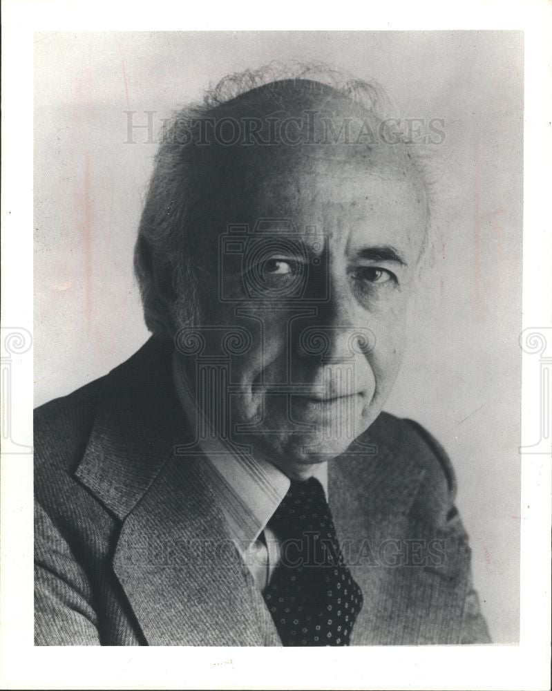 1983 Press Photo Morton Gould  composer, conductor - Historic Images