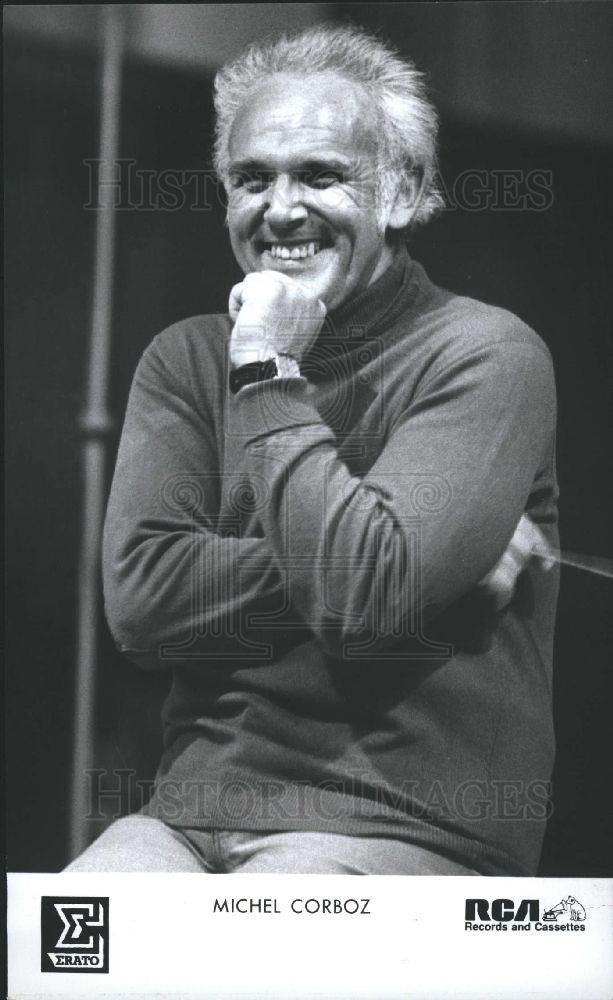 1985 Press Photo Michel Corboz Swiss Conductor - Historic Images