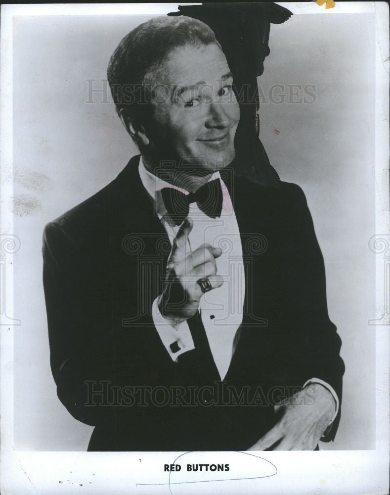 1976 Press Photo Red Buttons comedian actor tv film - Historic Images