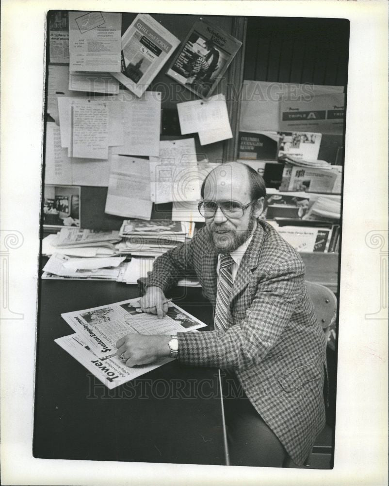 1979 Press Photo Bob Button, accountant - Historic Images